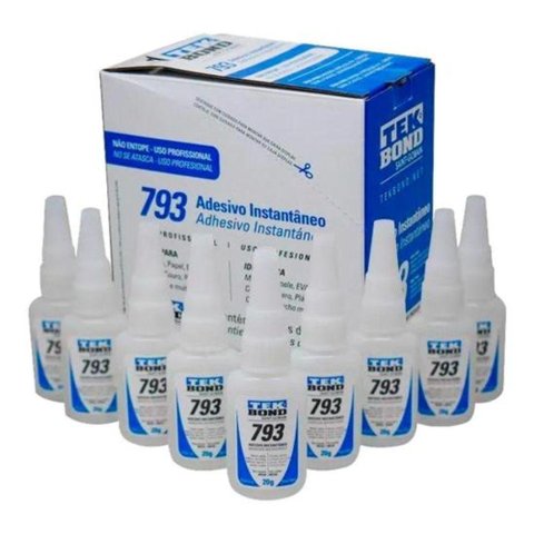 Adesivo Instantâneo 793 20g Caixa C/10 Tekbond