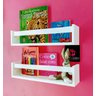 Kit 2 Nichos Organizador de Livros Infantis Prateleira Revisteiro de Parede Estante de Brinquedos Be - 2