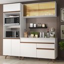 Ver imagem 1 de Armário de Cozinha Compacta 190cm Branco Reims Madesa 02