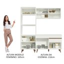 Ver imagem 6 de Armário de Cozinha Compacta 190cm Branco Reims Madesa 02