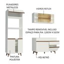 Ver imagem 5 de Armário de Cozinha Compacta 190cm Branco Reims Madesa 02