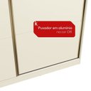 Ver mais imagens de Guarda-Roupas 2 Portas de Correr Dupla Face Reversível 6 Gavetas Marrom Off White/Canela