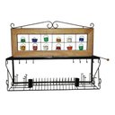 Ver imagem 2 de Paneleiro Escorredor de 1m com Ferro e Madeira Rústica Artesanal