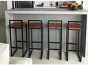 Ver imagem 1 de Banqueta Americana Quadrada Bistrô para Balcão Rústica Artesanal