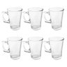 Jogo com 6 Xícaras 230ml Grande Cappuccino Alça Quadrada - 4