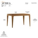 Ver imagem 2 de Mesa de Jantar Aurea 160x90 cm Cinamomo - New Ceval