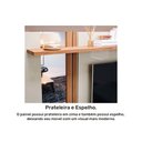 Ver imagem 6 de Painel para TV até 60 Polegadas Treviso 100% MDF com 1 Porta Permóbili Off White/Nature