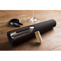 Kit Saca-Rolha Elétrico 2 peças Wine Colletion Kenya Preto - 4