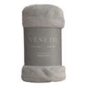 Ver imagem 1 de Manta Fleece Microfibra 180g Vêneto Cinza- Solteiro