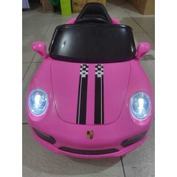 Carro Elétrico Esporte Luxo Rosa Bangtoys - 2