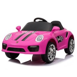 Carro Elétrico Esporte Luxo Rosa Bangtoys - 1