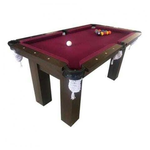 Mesa de Sinuca Bilhar Snooker - Base Ultra Rm4 - Beterraba Roxo - Bilhares Engers