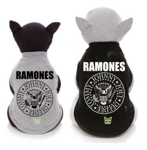 Camiseta Ramones Para Cachorro TrendPet