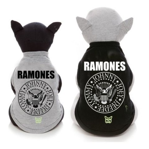 Camiseta Ramones Para Cachorro TrendPet