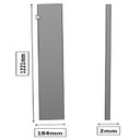 Ver imagem 2 de Kit 22,45m² Piso Vinílico em Régua 2MMX18,4CMX122,1cm Cities Cinza/Rivera Casa Grassi