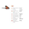 MOTOSSERRA HUSQVARNA 120 SABRE 14"/26D 3/8 1.3 35CC - 2