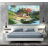 Quadro Pintura Paisagem Óleo Sobre Tela 3011: 120cm (A) x 190cm (L) - 5