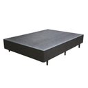 Ver imagem 1 de Cama Base Box Casal Sintético Cinza 27x138x188
