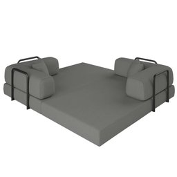 Sofá Cama Colchão Casal Compactair Confortável Sala Balaqui - 2