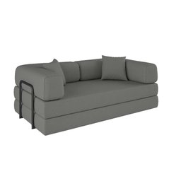 Sofá Cama Colchão Casal Compactair Confortável Sala Balaqui - 9