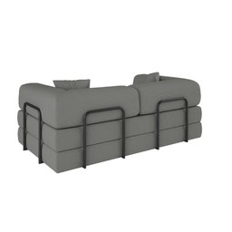 Sofá Cama Colchão Casal Compactair Confortável Sala Balaqui - 3