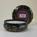 Ver imagem 4 de Vela Aromática Premium Lata Preta Mandala - Escolha o Aroma