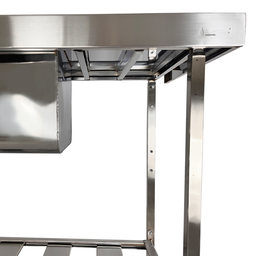 Pia Aço Inox Industrial 130x60x90 Cm Cuba Centralizada Loja da Cozinha - 7