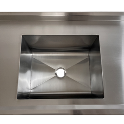 Pia Aço Inox Industrial 130x60x90 Cm Cuba Centralizada Loja da Cozinha - 9