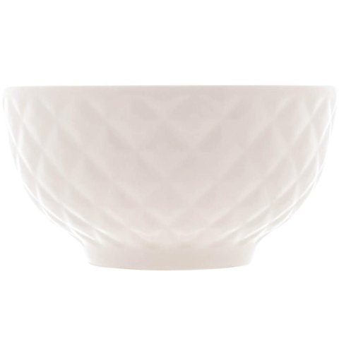 50 Tigelas de Porcelana Branca 280ml Diamond Cumbucas Pequenas Sobremesas Frutas Restaurantes Lyor