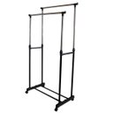 Ver imagem 3 de Arara Dupla de Roupa em Aco Inox