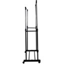 Ver imagem 4 de Arara Dupla de Roupa em Aco Inox