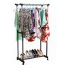 Arara Dupla de Roupa em Aco Inox - 1