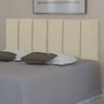 Cabeceira Para Cama Queen Estofada 1.58m Capri Areia - ViaNossa - 2