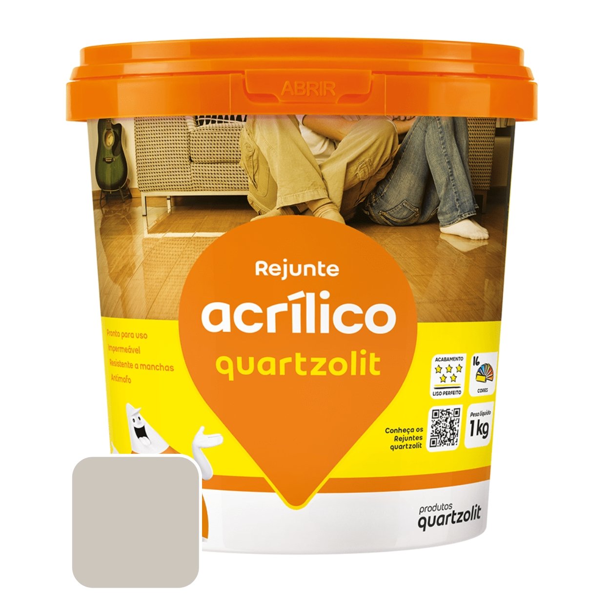 Rejunte Acrílico Ype 1 Kg Anti Fungo Quartzolit - 1