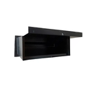 Ver imagem 3 de Caixa de Correio Ferro Colmeia Embutir Muro - Preta