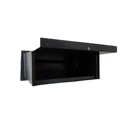 Caixa de Correio Ferro Colmeia Embutir Muro - Preta - 3 Caixa de Correio Ferro Colmeia Embutir Muro - Preta - 3