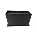 Ver imagem 4 de Caixa de Correio Ferro Colmeia Embutir Muro - Preta