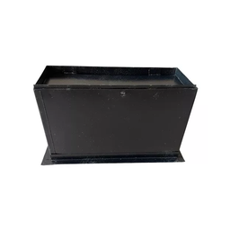 Caixa de Correio Ferro Colmeia Embutir Muro - Preta - 4 Caixa de Correio Ferro Colmeia Embutir Muro - Preta - 4