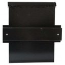 Ver imagem 4 de Caixa de Correio Ferro Colmeia Sobrepor Muro - Media - Preta