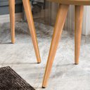 Ver imagem 3 de Mesinha Lateral e Apoio Decorativa Pés de Madeira: Freijó