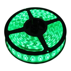 Fita Led Verde 5 Metros Dupla Face 3528 12v