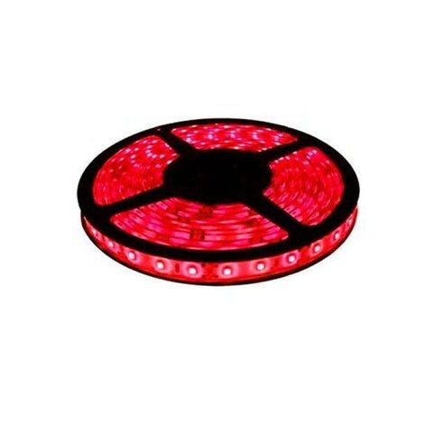 Fita Led Vermelha 5 Metros Dupla Face 3528 12v