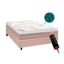 Ver imagem 1 de Cama Box Crc Casal +Colchão Molas Ensacadas c/Massagem Niponpedic Castor -