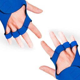 Par de Luva Poli-esportivas Azul Antiderrapante - 3