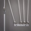 Ver imagem 5 de Varal de Parede e Teto Prático - 5 Varetas Individuais de 1 metro