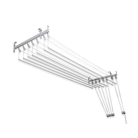 Varal de Parede e Teto Prático - 7 Varetas Individuais de 1,50 metros