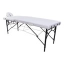 Ver imagem 1 de Maca Portátil Dobrável Pelegrin PEL-3322 em Couro PU Branca