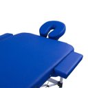 Ver imagem 2 de Maca Portátil Dobrável e Reclinável Pelegrin PEL-5533 em Couro PU Azul