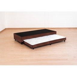 Bicama Solteirão Serenelife - Suede Marrom - 5