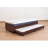 Bicama Solteirão Serenelife - Suede Marrom - 4
